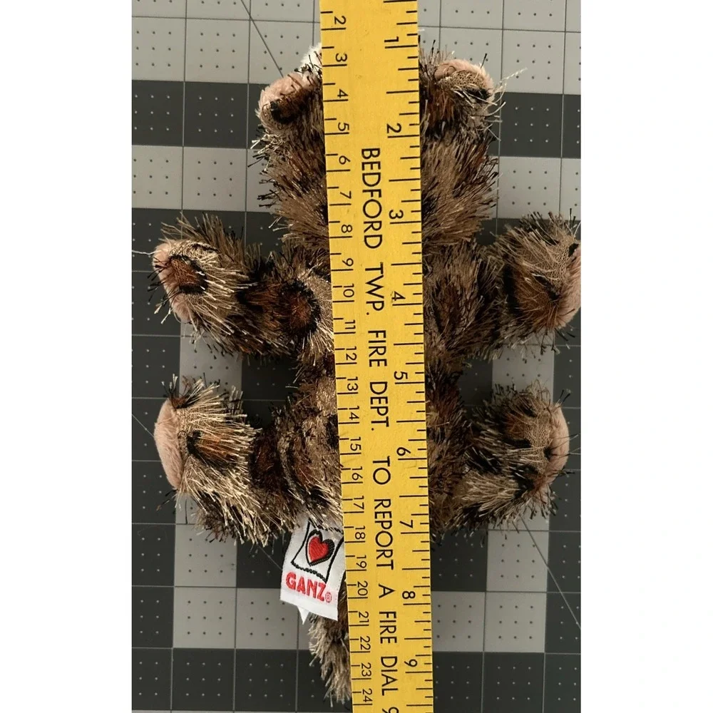 Ganz Webkinz Lot of 2 HM004 Black Bear HS031 Leopard Soft‎ Plush Stuffed Animals